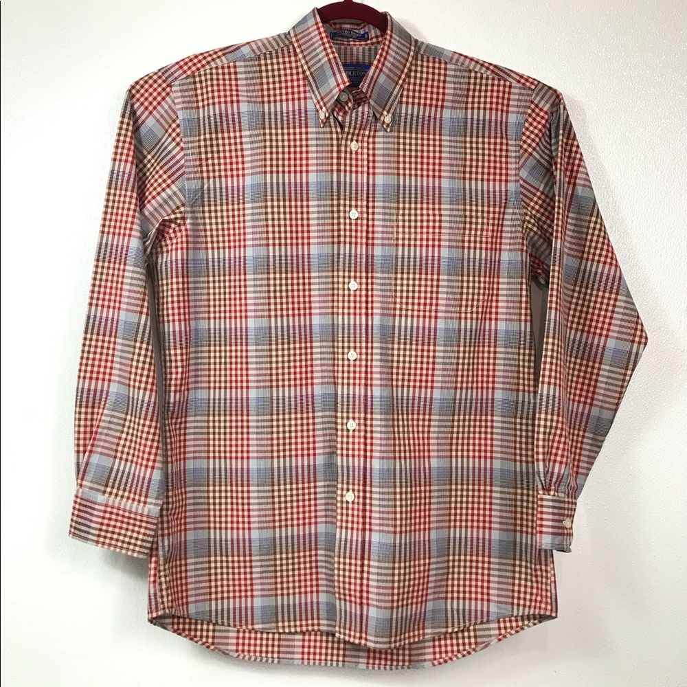 Pendleton Men’s Plaid Non Iron Button Down Shirt